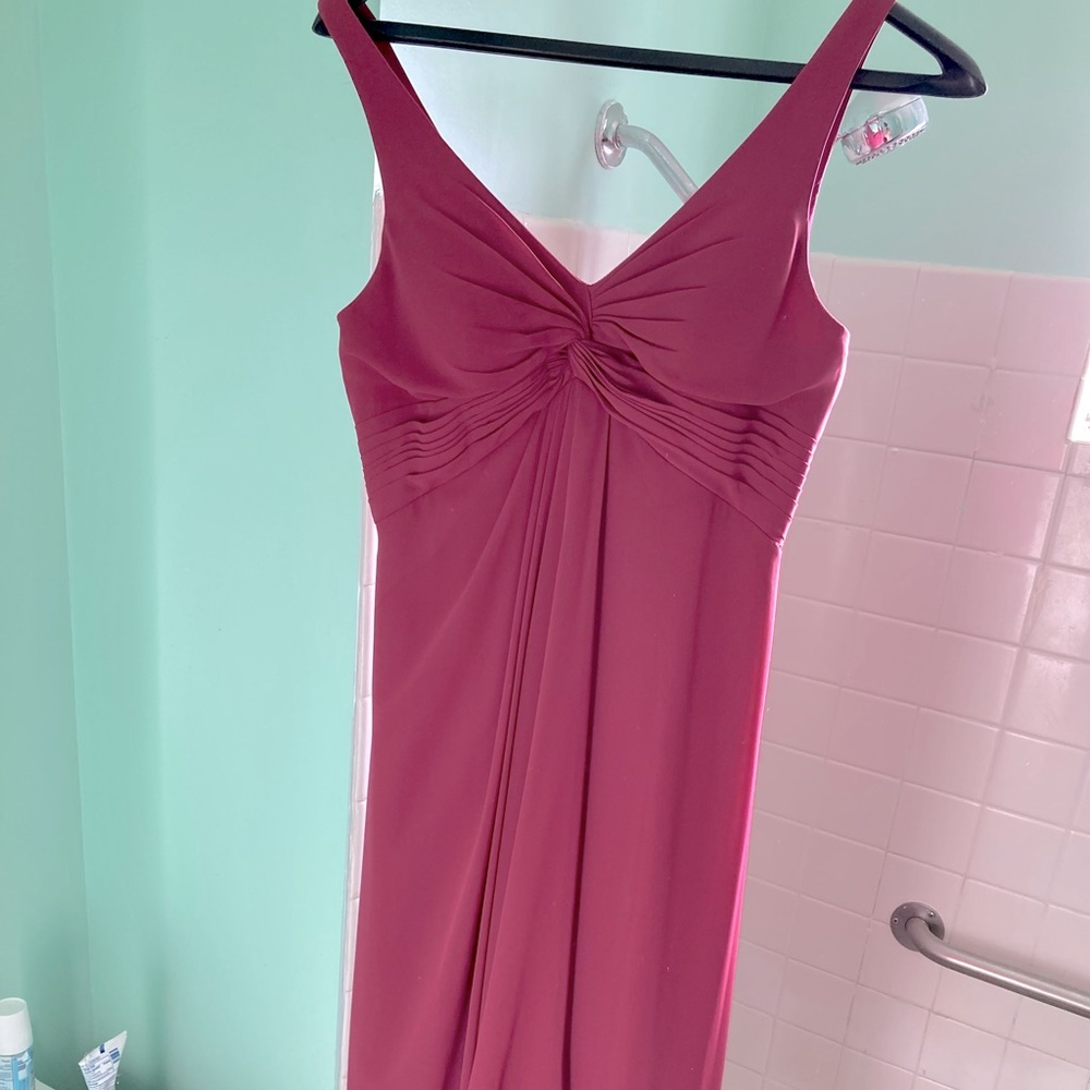 Azazie Mulberry Bridesmaid Dress Size A8